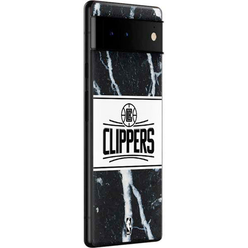 NBA LA Clippers Marble Google Pixel 6 Skin